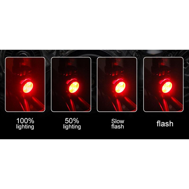 Đèn Led Chống Thấm Nước Sạc Usb Cho Xe Đạp