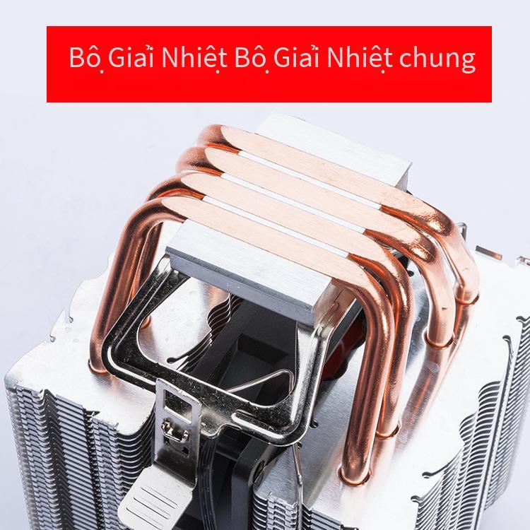Bán Đặc Biệt CPU Tản Nhiệt 4 Ống Dẫn Nhiệt Máy Tính Quạt Để Bàn 1150 1151AMD Sử Dụng Có Thể Tùy Chỉnh