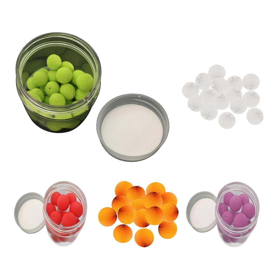 15pcs/box Up Boilies Floating Ball Beads Pellet Carp Fishing Orange