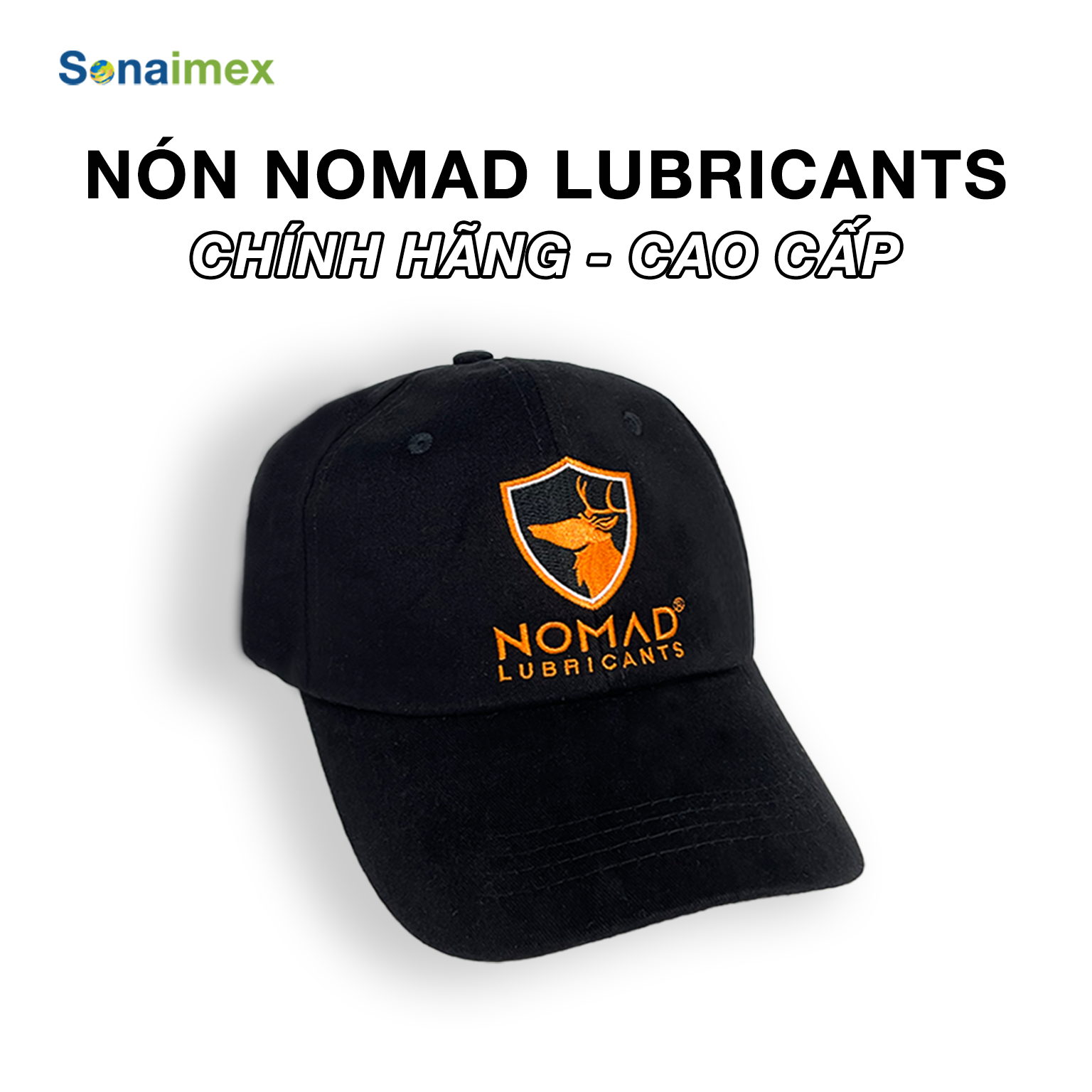 Nón kết hãng NOMAD Lubricants - Nón thời trang, logo thêu