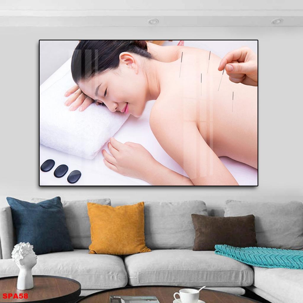 Trang Tráng Gương 3D Trang Trí Nội Thất SPA Dưỡng Sinh, Chăm Sóc Da, Thẩm Mỹ Viện, Đông Y Sang Trọng và Hiện Đại TCD07