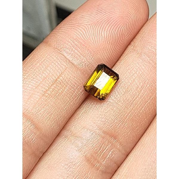 115 (h) Hạt Tourmaline Vàng Trà (THIÊN NHIÊN)