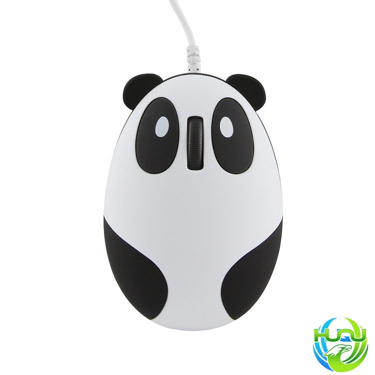 chuột máy tính có dây mini panda Huqu