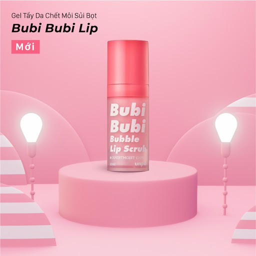 Tẩy Da Chết Sủi Bọt Thải Độc Môi Unpa Bubi Bubi Bubble Lip Scrub 10ml