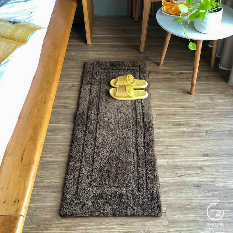 Thảm cửa trang trí nhà chùi chân dệt len cao cấp bền đẹp size 40x120cm