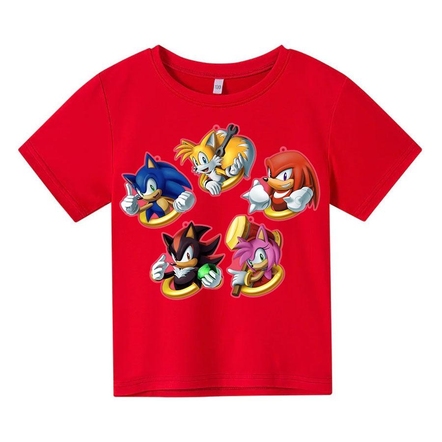 Áo thun trẻ em biệt đội sonic 2 Có size người lớn, King Cotton