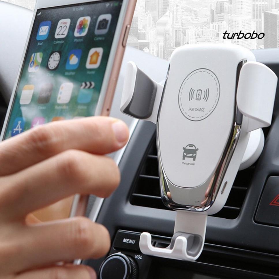 Đế sạc không dây 10W, giá đỡ sạc không dây tích hợp sạc nhanh trên xe hơi dành cho iPhone Samsung Huawei