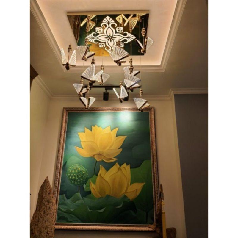Bộ đèn ong bướm cho phong cách lãng mạn, đèn bàn, đèn cây trang trí phòng khách, đèn phòng ngủ cao cấp