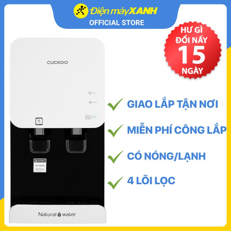 Máy lọc nước Nano nóng nguội lạnh Cuckoo CP-FN601HW 4 lõi - Hàng chính hãng