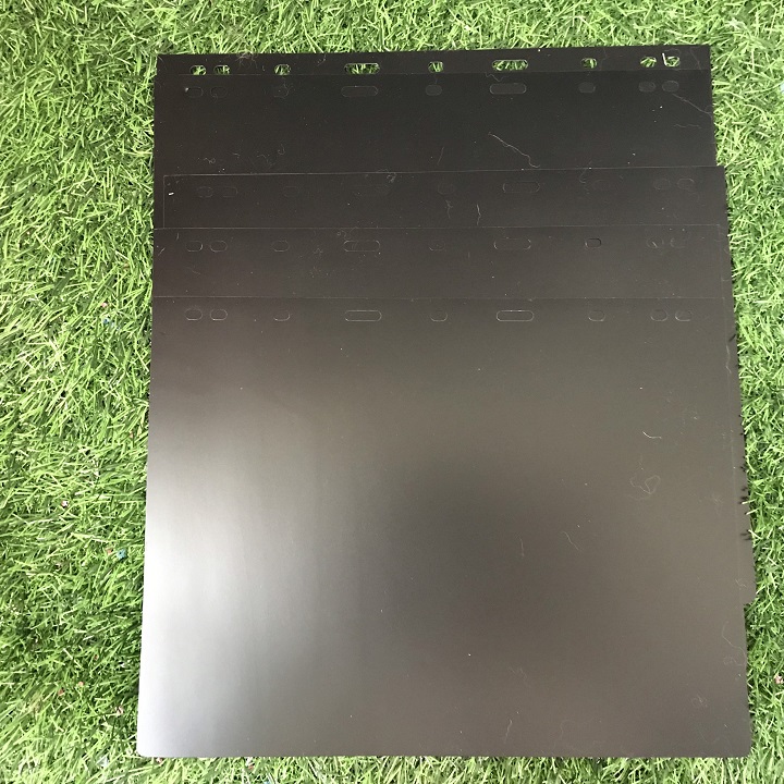 Combo 5 phơi cản đen dụng cụ sưu tầm bằng nhựa dẻo, bền chắc, tiện ích, có 9 lỗ phù hợp với nhiều loại Album - TMT Collection - SP000836