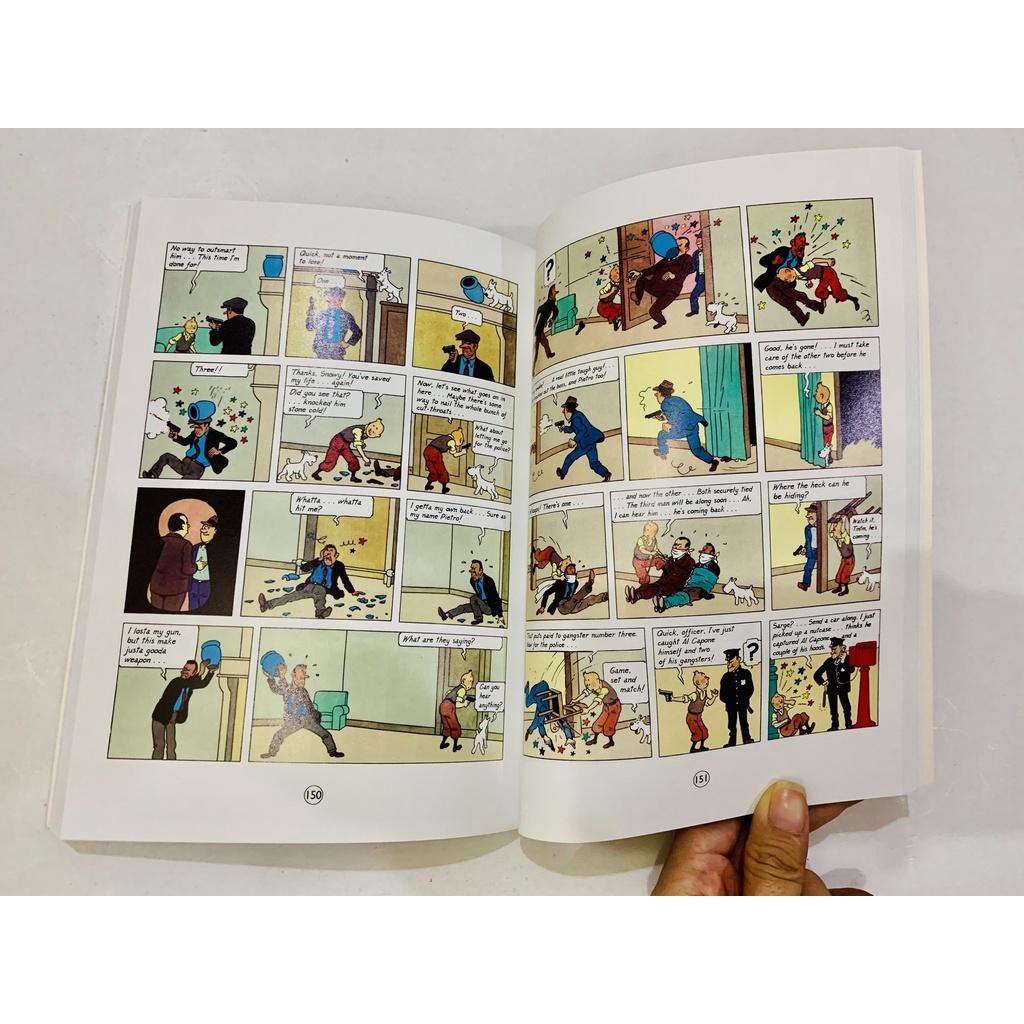 Tintin 8q nhập màu bìa cứng box set