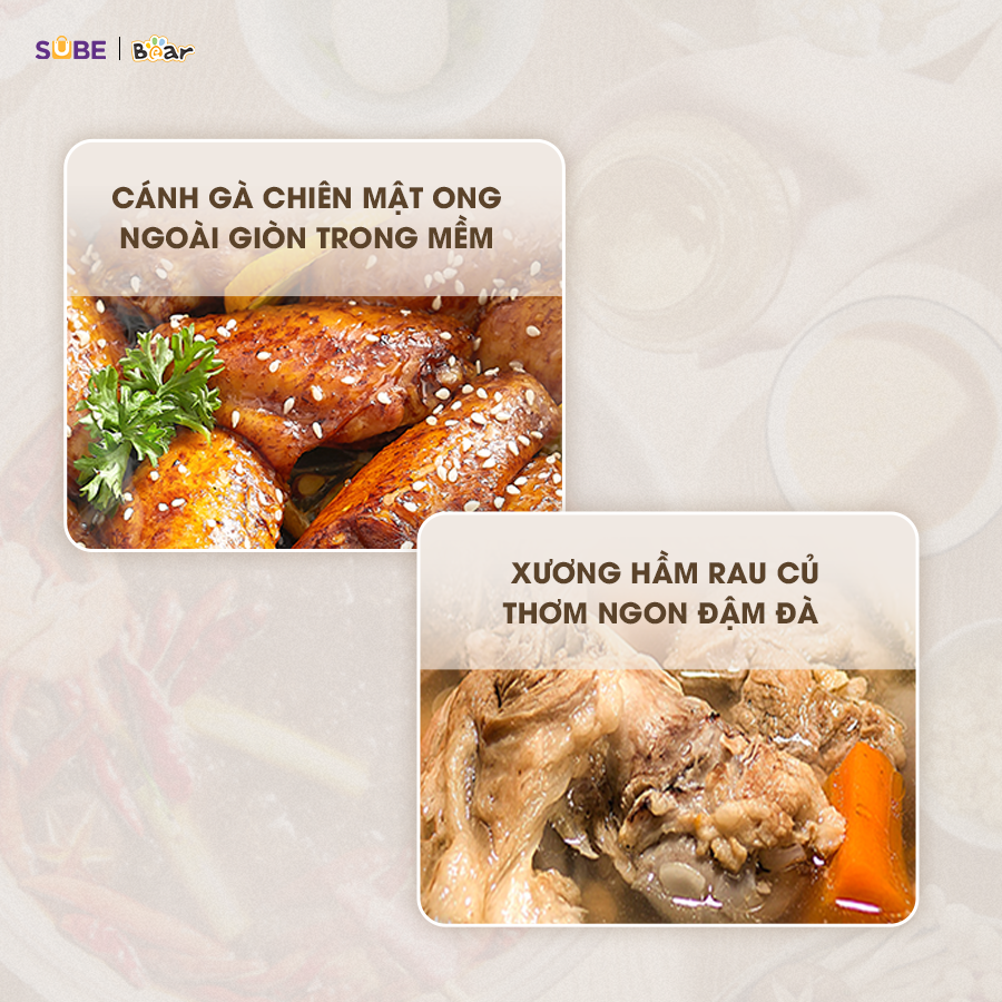 Nồi Lẩu Điện Đa Năng 5L Bear Chiên Xào Nấu Đế Tách Rời Sôi Nhanh Tiết Kiệm Điện Nhiệt Tỏa Đều Siêu Chống Dính SB-NL05F - Hàng Chính Hãng