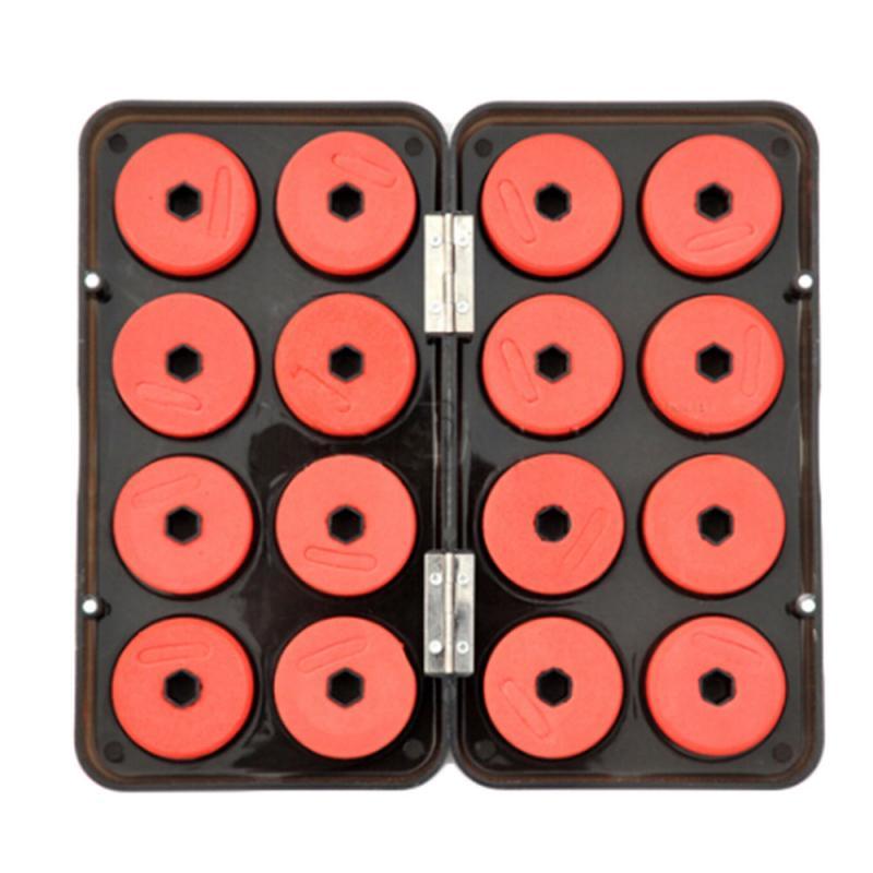 16pcs Foam Spools Line Box Winding Board Fishing Line Shaft Fishing Lure Hook Rig Bait Storage Case Pesca Fishing Tackle Box 8