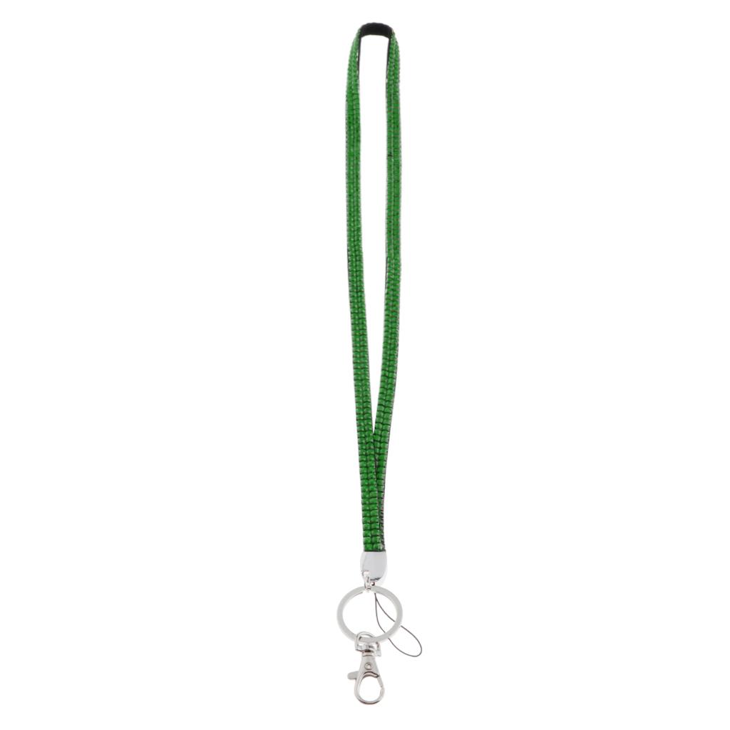 Dây đeo ID Badge Badge Chủ Dây đeo Dây đeo Cổ điện Thoại Lấp Lánh
