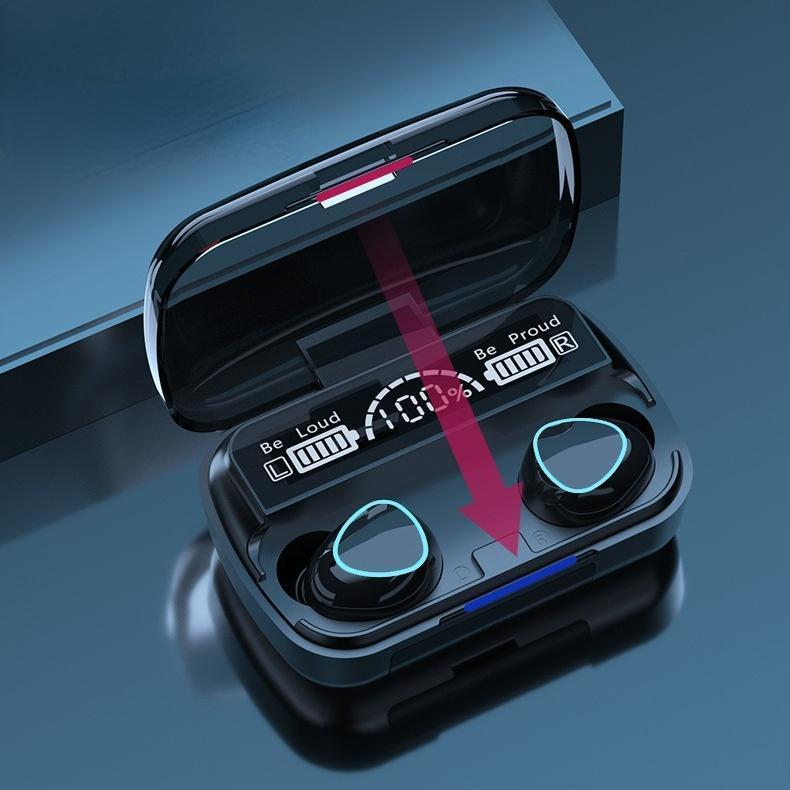 Tai Nghe Nhét Tai Bluetooth Không Dây F9 M10 Có Thể Sử Dụng Với Điện Thoại Sạc Điện Thoại