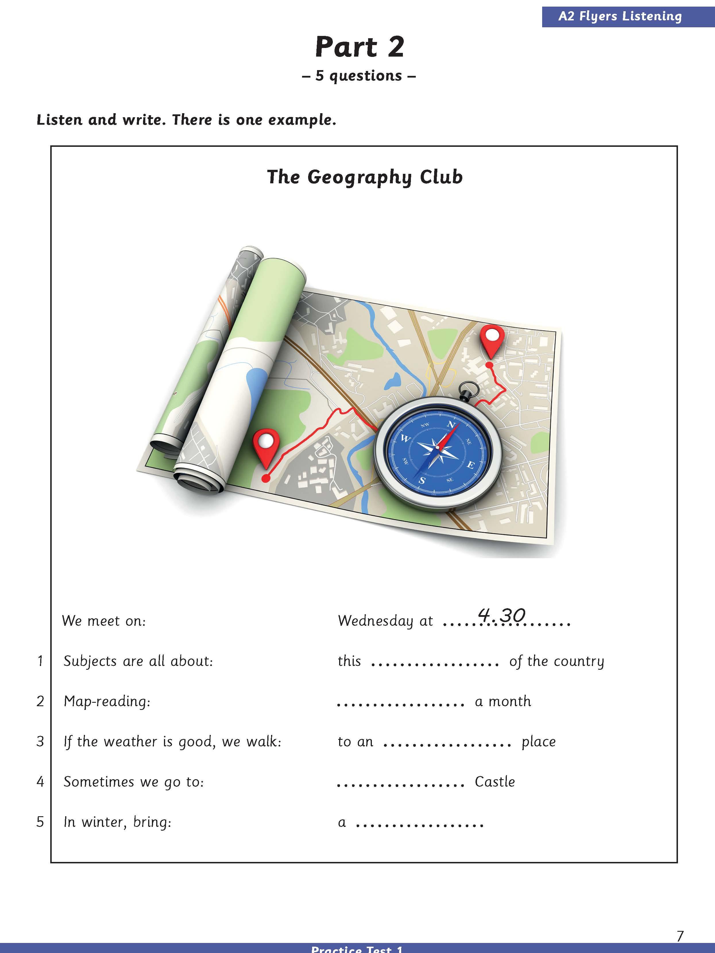 A2 Flyers - Practice Tests 1-5