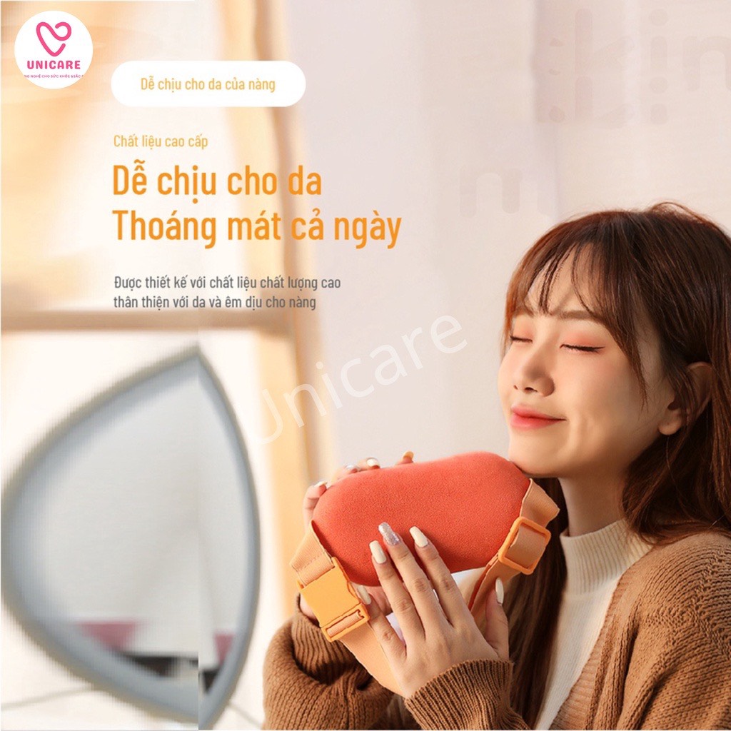 Đai chườm nóng giảm đau bụng kinh chườm bụng kinh kết hợp massage bụng