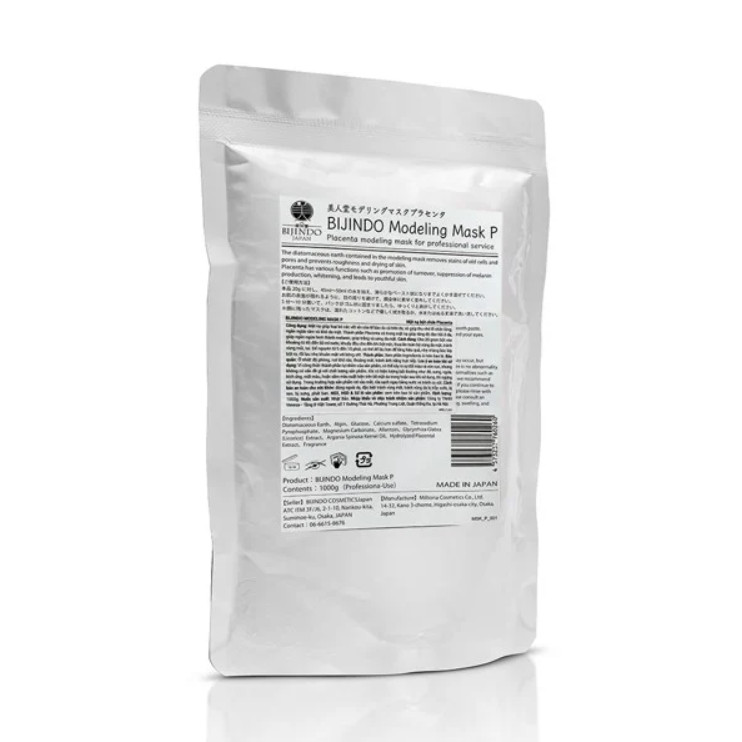 Mặt nạ dẻo thư giãn cho da Bijindo Modeling Mask P (Placenta) 1000g