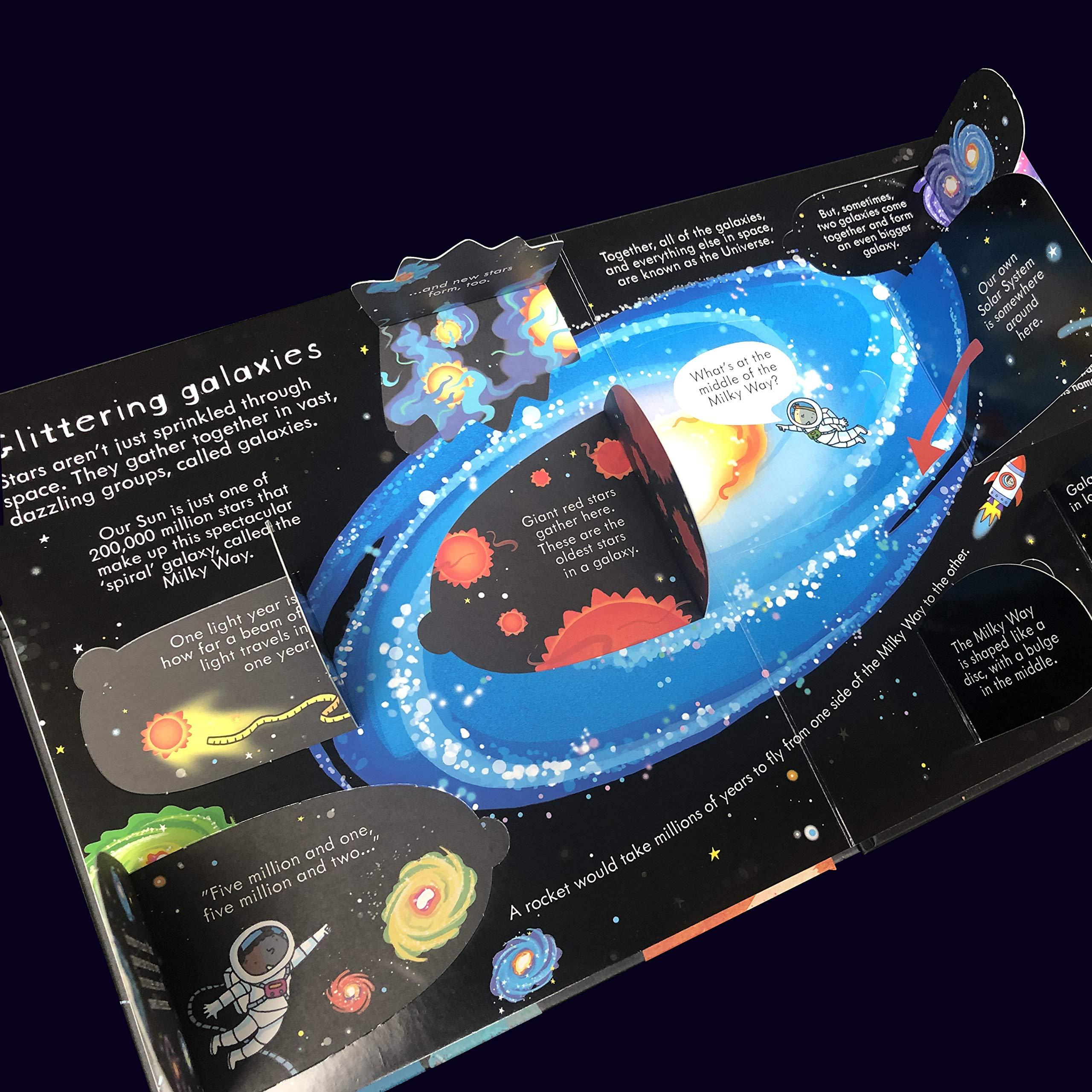 Sách tương tác tiếng Anh - Usborne Look inside Space