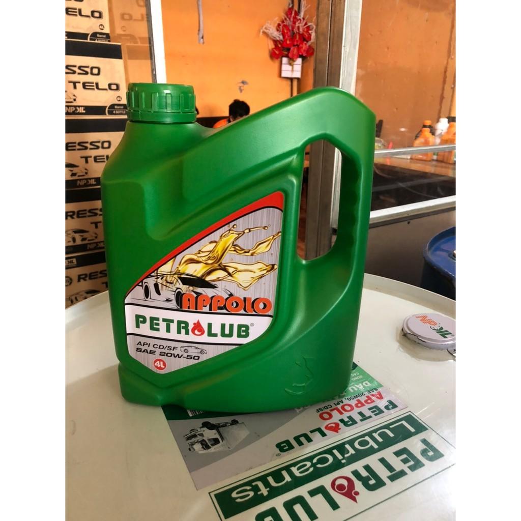 Dầu động cơ tải tàu PETRO APPOLO 50 - API CD/SF - 20W50 - 18L (can/xô) - Hàng Chính Hãng
