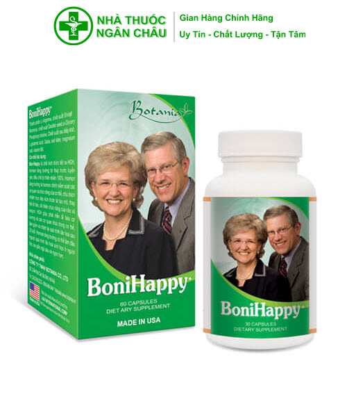 Viên Uống BoniHappy+ BOTANIA - Made In USA - Giúp Ngủ Ngon, Tạo Giấc Ngủ Sâu Và Tự Nhiên, Hỗ Trợ Cải Thiện Trí Nhớ Và Phục Hồi Sức Khỏe
