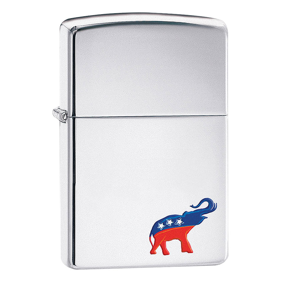 Bật Lửa Zippo 29072 - Bật Lửa Zippo Republican Polished Chrome