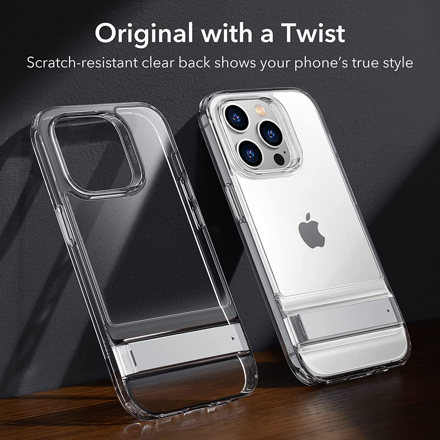 Ốp Lưng cho iPhone 14 Pro / iPhone 14 Pro Max ESR Metal Kickstand Phone Case - Hàng Chính Hãng