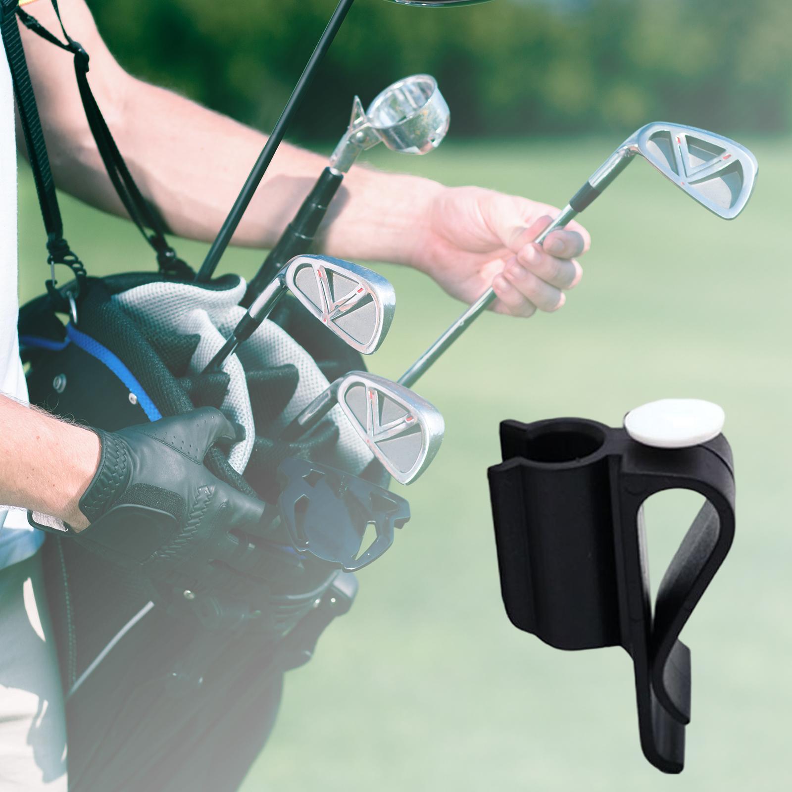 Ball Marker Protector Organizer Golfer Golf Bag Clip On Putter Clamp Holder