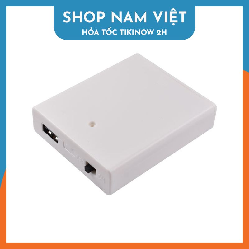 Hộp Pin AA Có Cổng USB