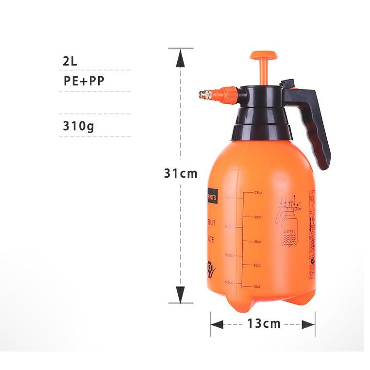 Bình xịt phun sương tưới cây bình áp suất nén khí cao cấp 2 lít