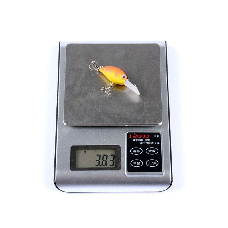 Mồi câu lure mồi câu cá giả Crank 5.2cm 3.8g chuyên bắt cá rô phi, rô ta, chuối, lóc, sộp, thiểu, ngão, chép, chim