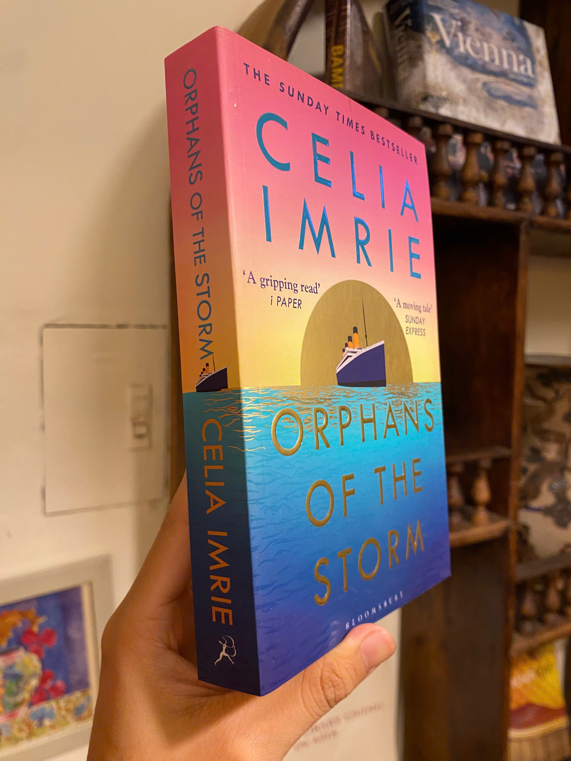 Sách - Orphans of the Storm (Sunday Times Bestseller) by Celia Imrie | English Historical Fiction