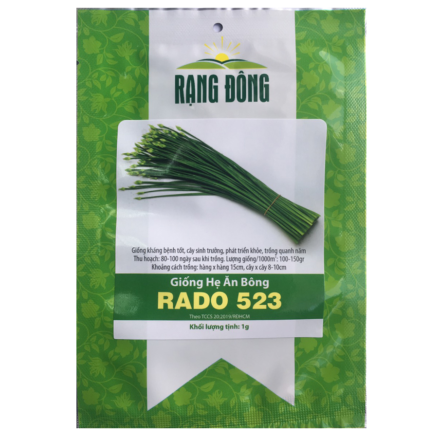 Hạt Giống Hẹ Ăn Bông Rado 525