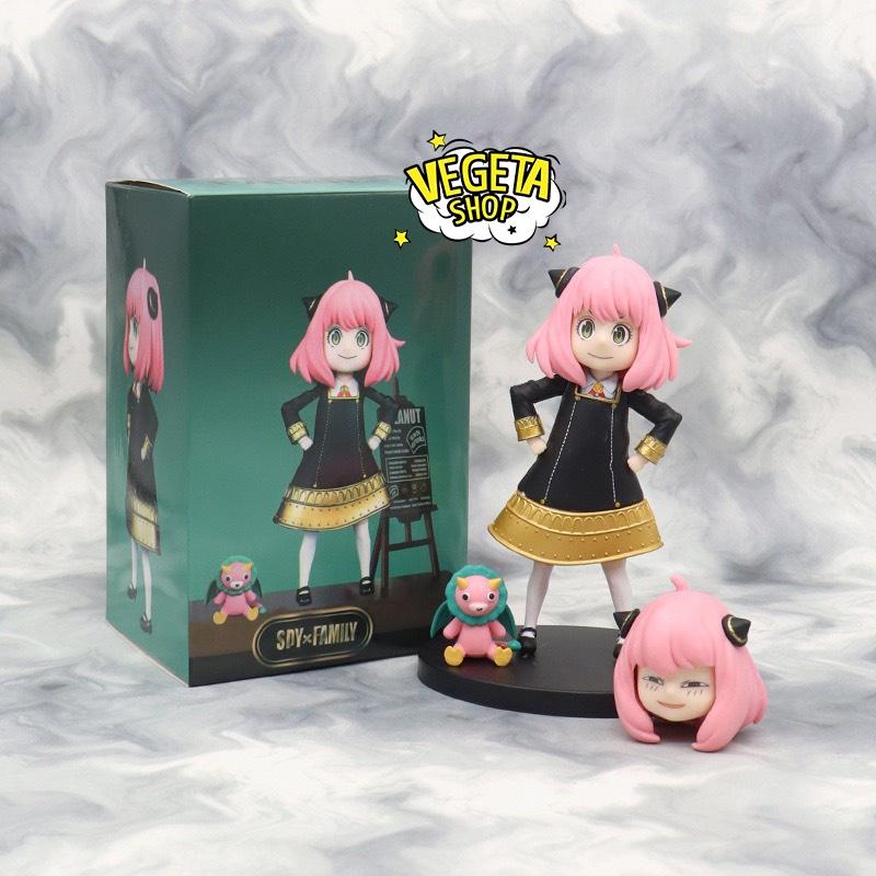 Mô hình Spy X Family Gia đình điệp viên - Mô hình Anya có 2 đầu để thay thế - Anya Forger Kimera - Cao 13,5~16,5cm