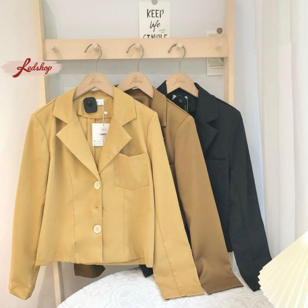 Áo blazer croptop công sở, đi chơi thời trang Hàn Quốc Red Shop_27930