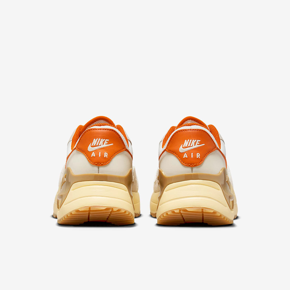 Giày thời trang Nữ W NIKE AIR MAX SYSTM - SAIL/CAMPFIRE ORANGE-LT OREWOOD BRN - 8.5 US