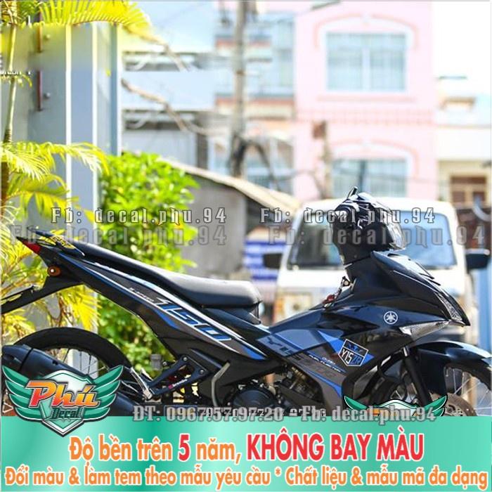 Tem rời EX 150 Y15 ZR đen xám (P)