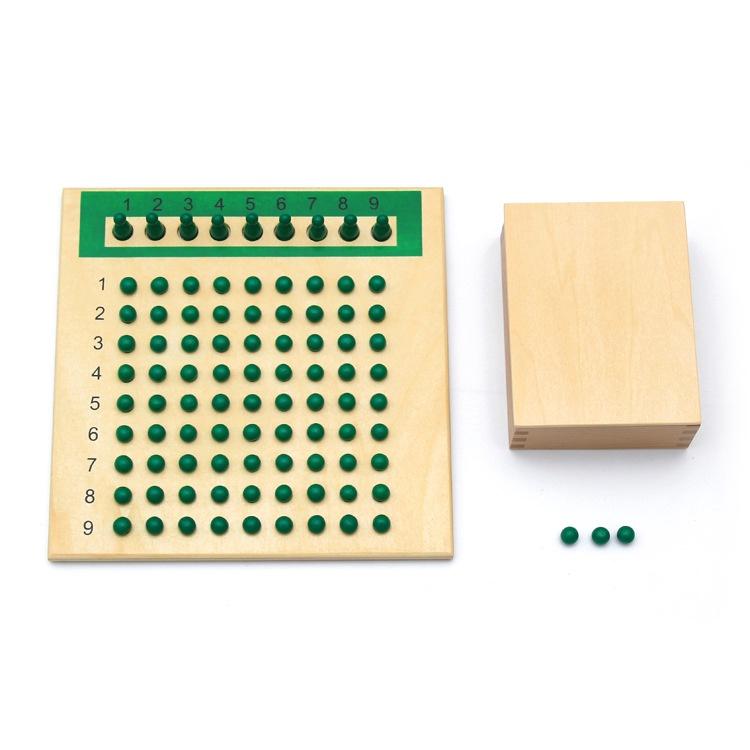 (Bản quốc tế) Bảng phép nhân, phép chia - Multiplication Division Bead Board