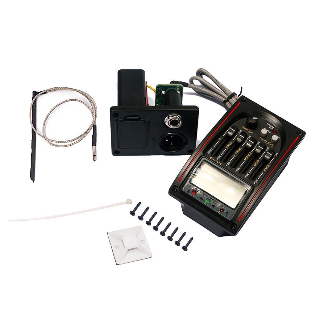 Guitar Pickups 5 Tuner Guitar Preamp Equalizer