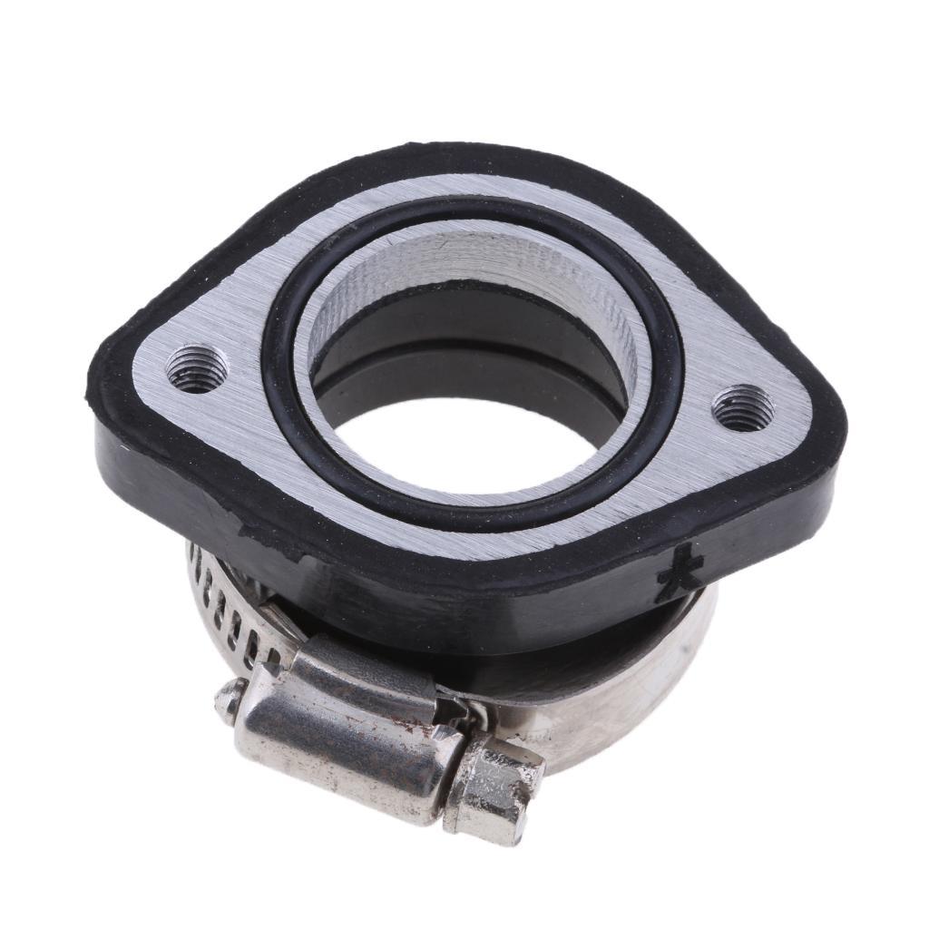 Carburetor Carb Flange Manifold Intake Adapter Rubber - Universal Fit
