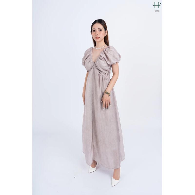 Đầm lụa form rộng suông-D15