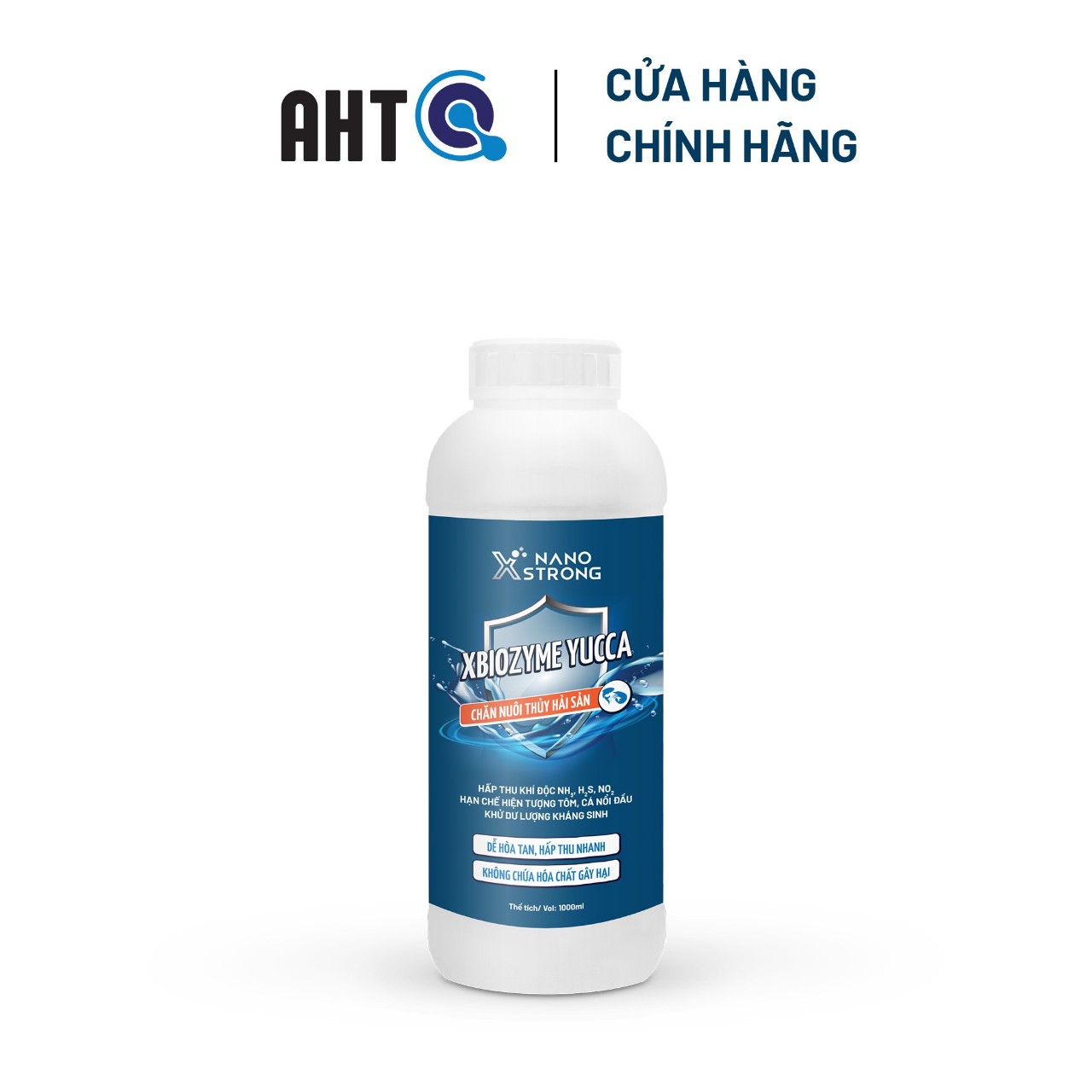 Nano Xstrong Xbiozyme Yucca AHT Corp - Chuyên dùng trong nuôi trồng thủy hải sản