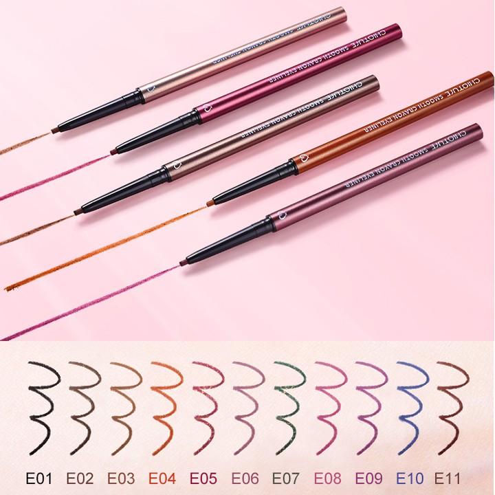 Chì kẻ mắt Chioture Smooth Carayon Eyeliner chống thấm nước lâu trôi và dễ sử dụng 0,12g