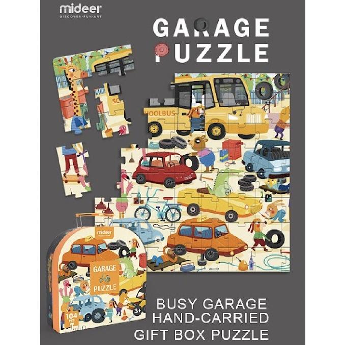 Đồ Chơi Ghép Hình Cho Bé Mideer Vali Gara Chủ Đề Ô Tô, Đồ Chơi Phát Triển Trí Tuệ Cho Trẻ Em Từ 2,3,4,5,6,7 Tuổi