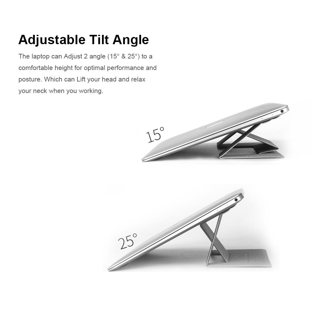 Giá đỡ máy tính xách tay có thể điều chỉnh góc kép