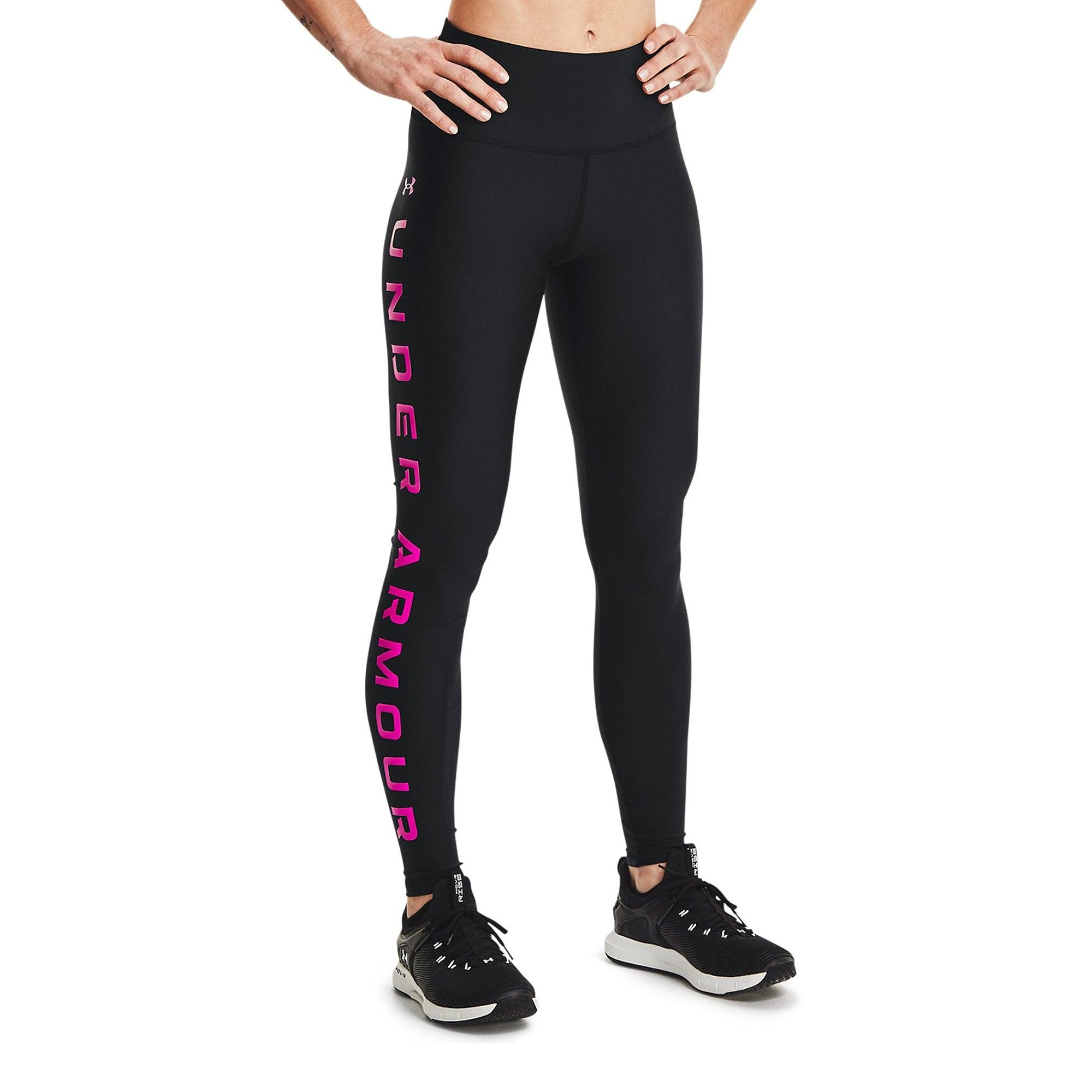 Quần legging thể thao nữ Under Armour HeatGear No-Slip Waistband Branded Full-Length - 1361046-002