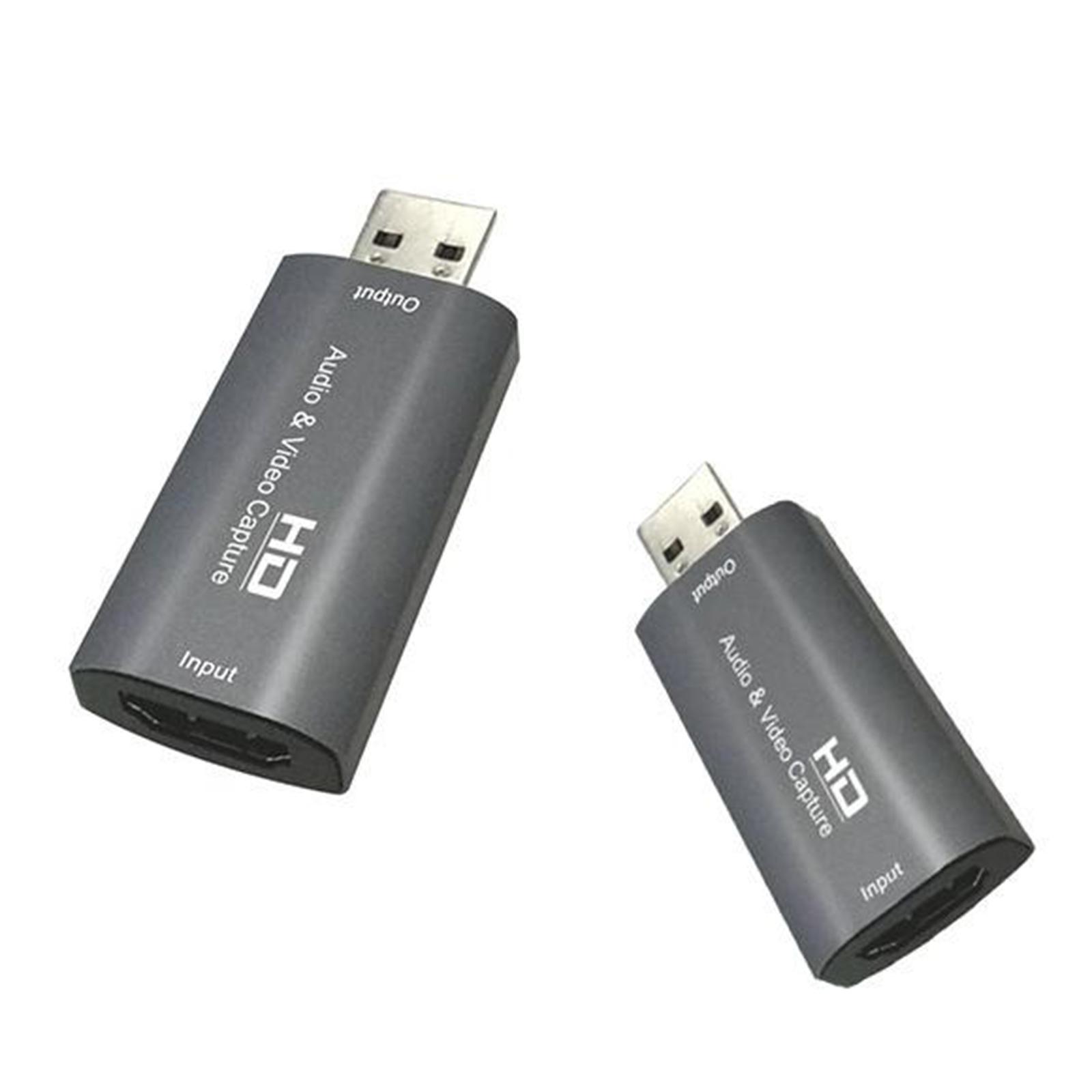 Audio Video Capture Card HDMI to USB 1080p HD Recorder Recording Device