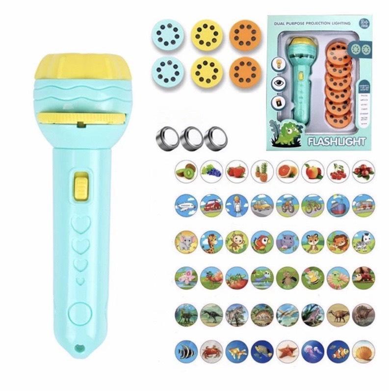 Đèn Pin Chiếu Hình Gồm 80 Hình Sắc Nét Đáng Yêu Cho Bé Munkids Vui Chơi Và Học Hỏi
