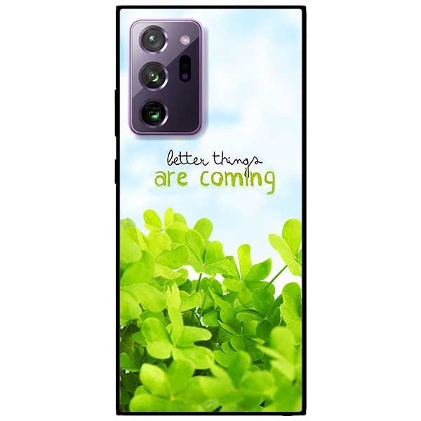 Ốp lưng dành cho Samsung Galaxy Note 20 Ultra mẫu Cỏ Xanh Và Chữ