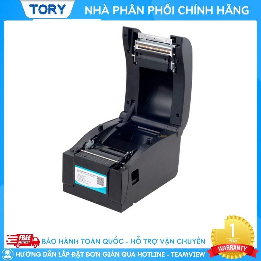 Máy in tem nhãn, mã vạch Xprinter XP-350BM cổng USB + LAN + COM. Máy in đơn hàng, in tem, in vận đơn TMĐT khổ 80mm [HÀNG CHÍNH HÃNG]